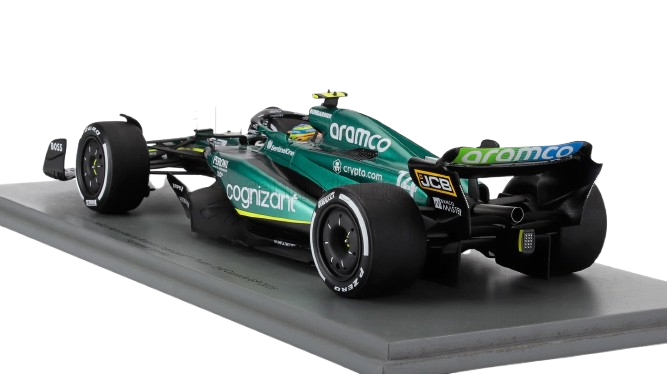 #14 Alonso AMR23 Canada GP 2nd Place 2023 1:18 Car Model
