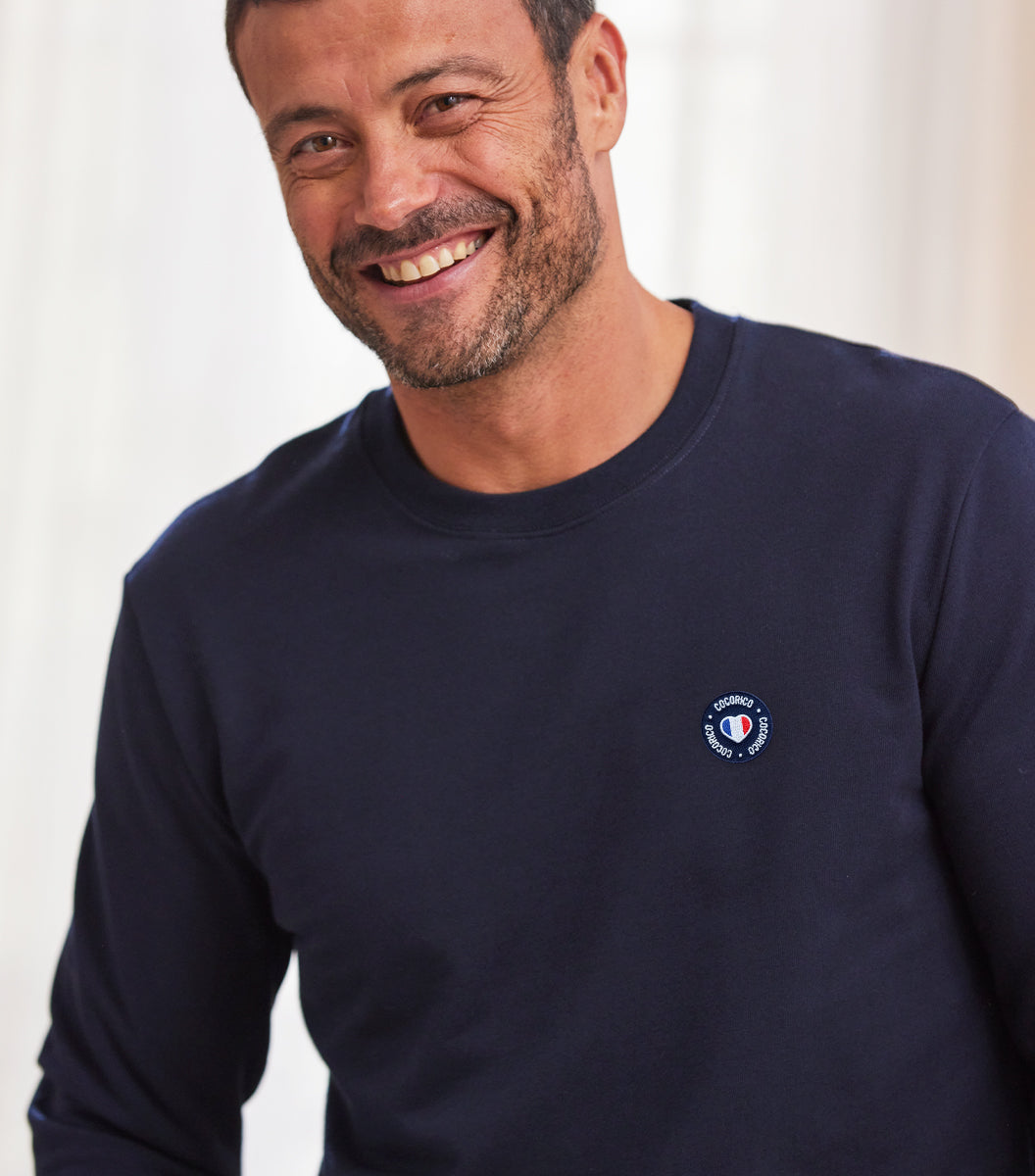 Sweat Homme Marine - Blason