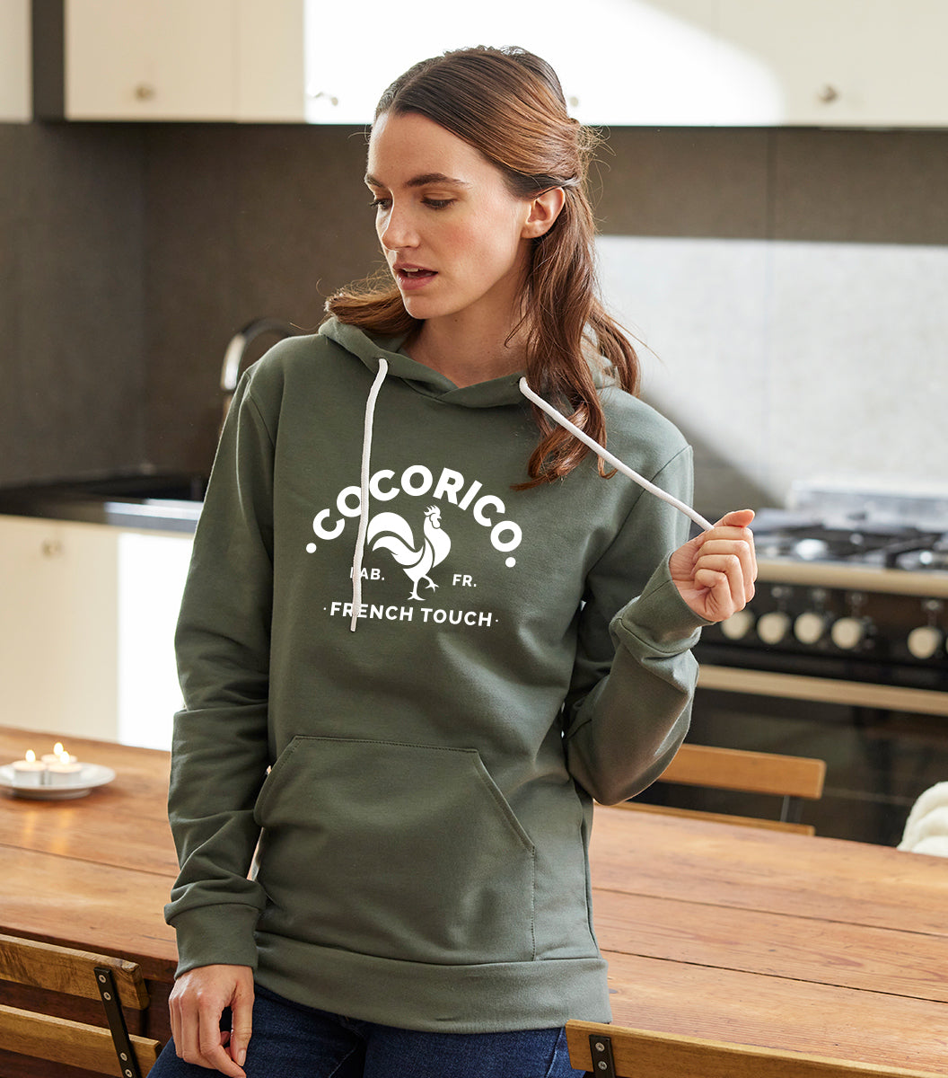 Sweat à capuche Femme Sauge - Coq Francais