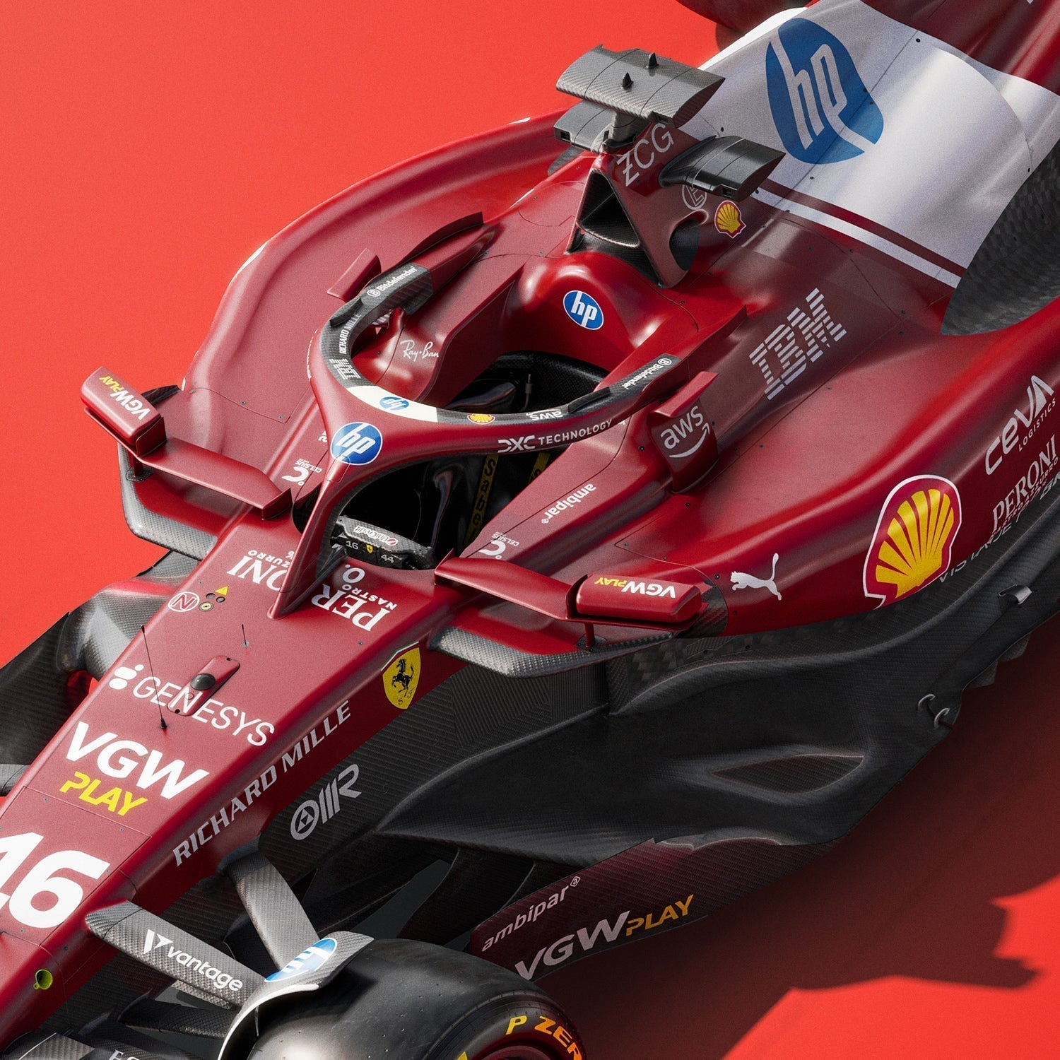 Ferrari SF-25 | Official Poster | Large