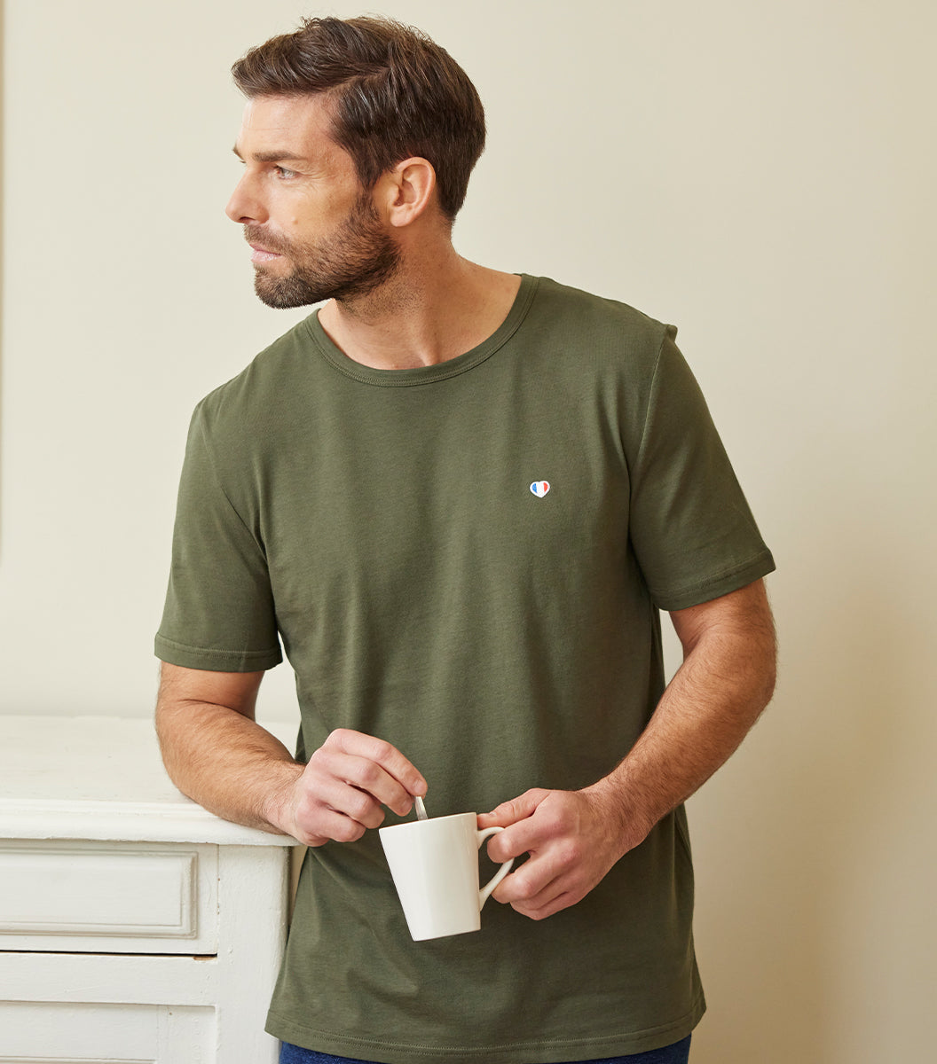 T-shirt Homme Kaki - Iconique