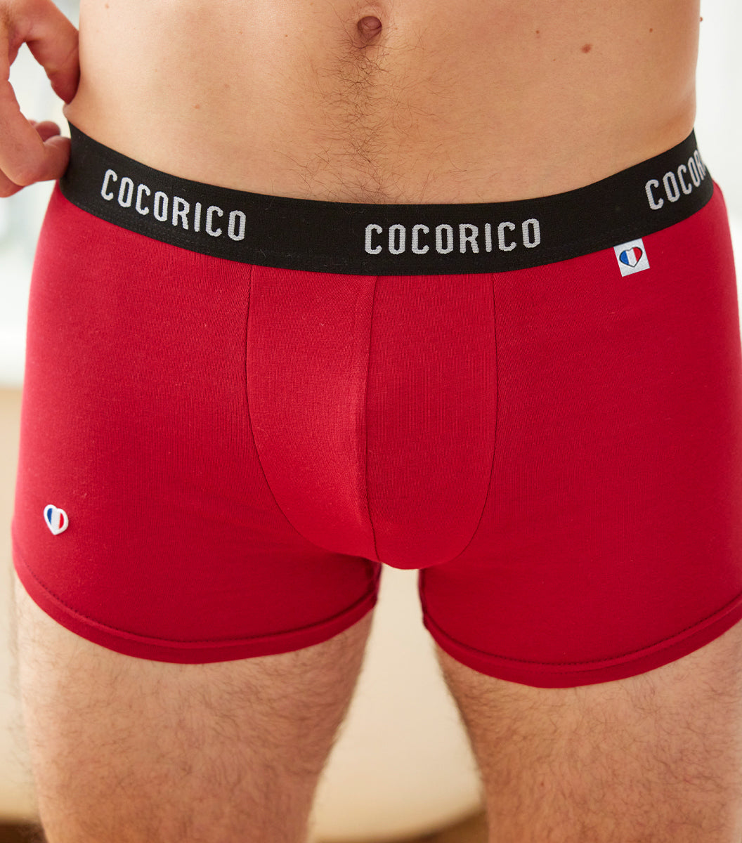 Boxer Homme Signature Rouge - Iconique