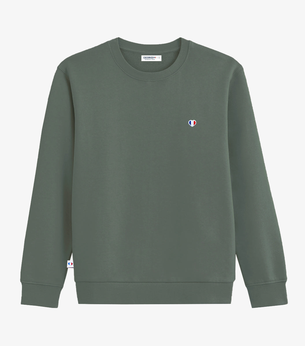 Sweat Homme Sauge - Iconique