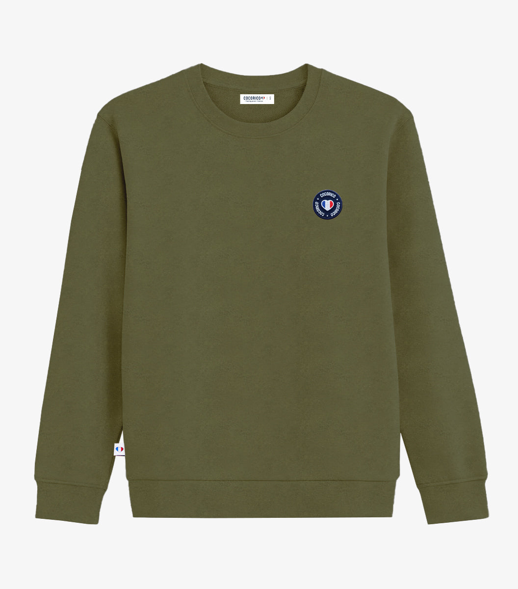 Sweat Femme Kaki - Blason