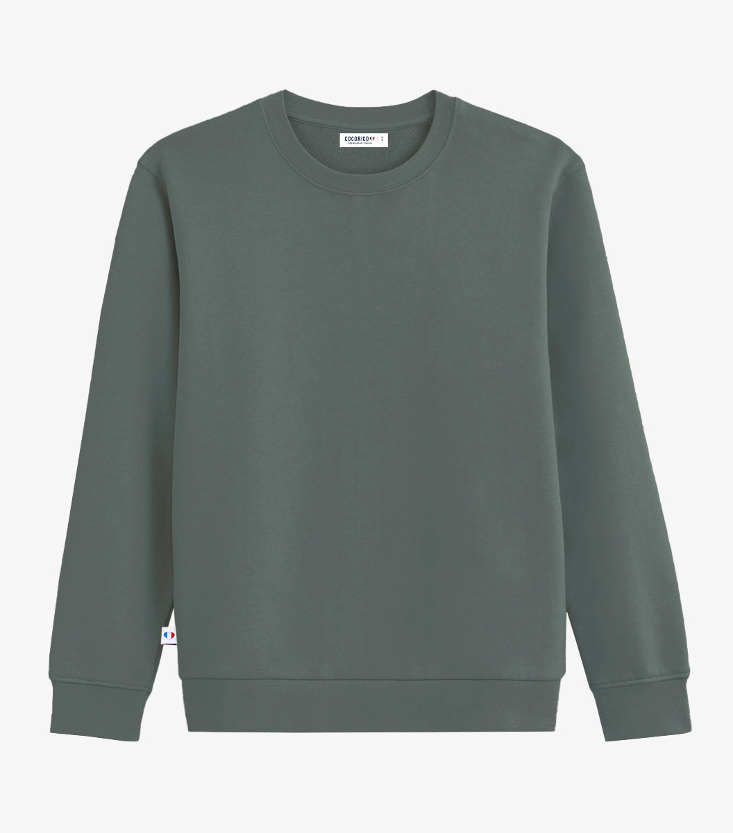 Sweat Homme Sauge - Intemporel