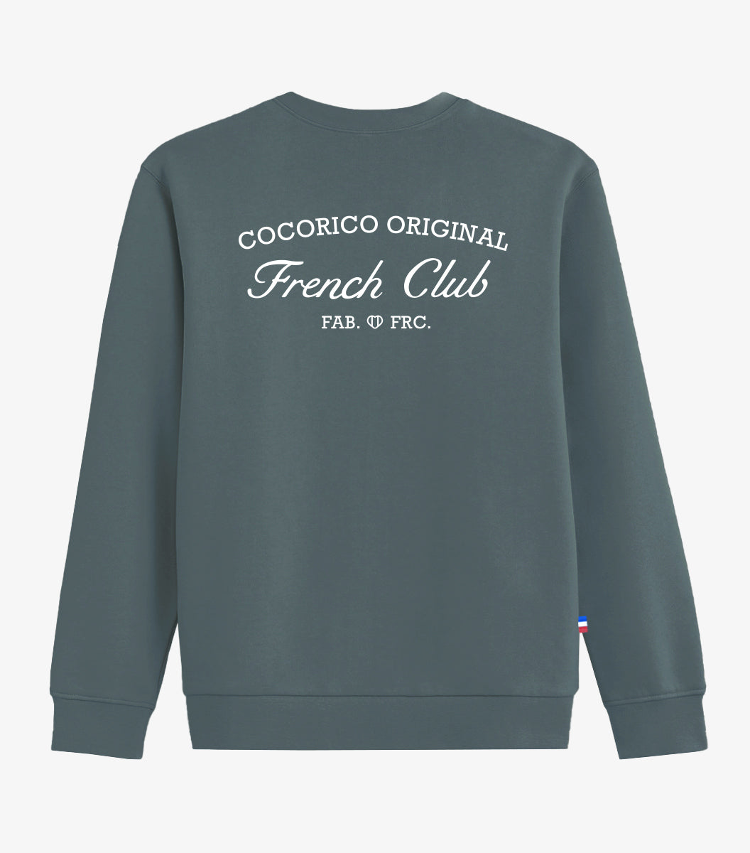 Sweat Homme Sauge - French Club