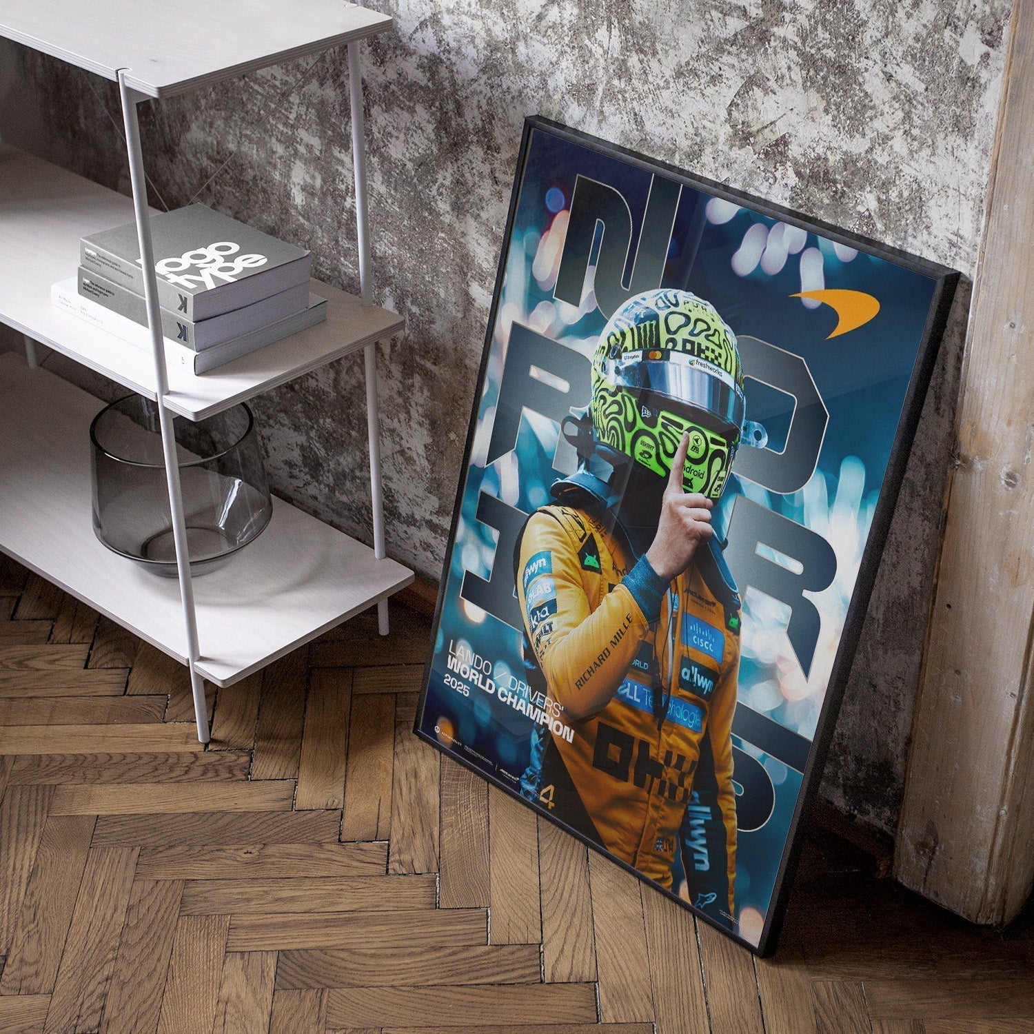 Lando Norris | Drivers' World Champion 2025 | Official Poster
