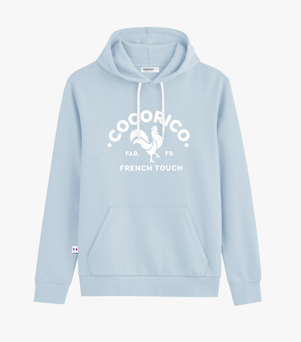 Sweat à capuche Femme Ciel - Coq Français