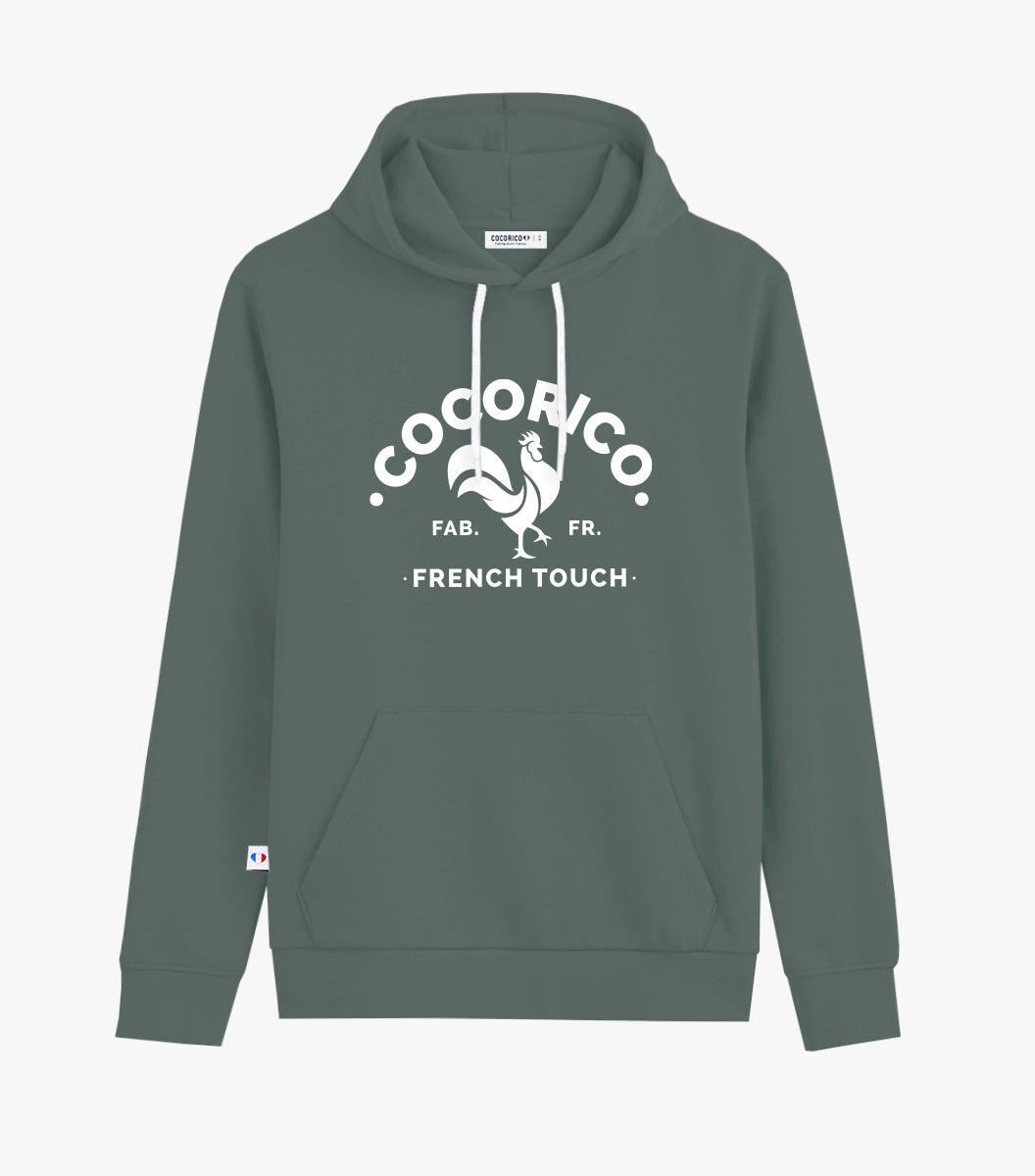 Sweat à capuche Homme Sauge - Coq Francais