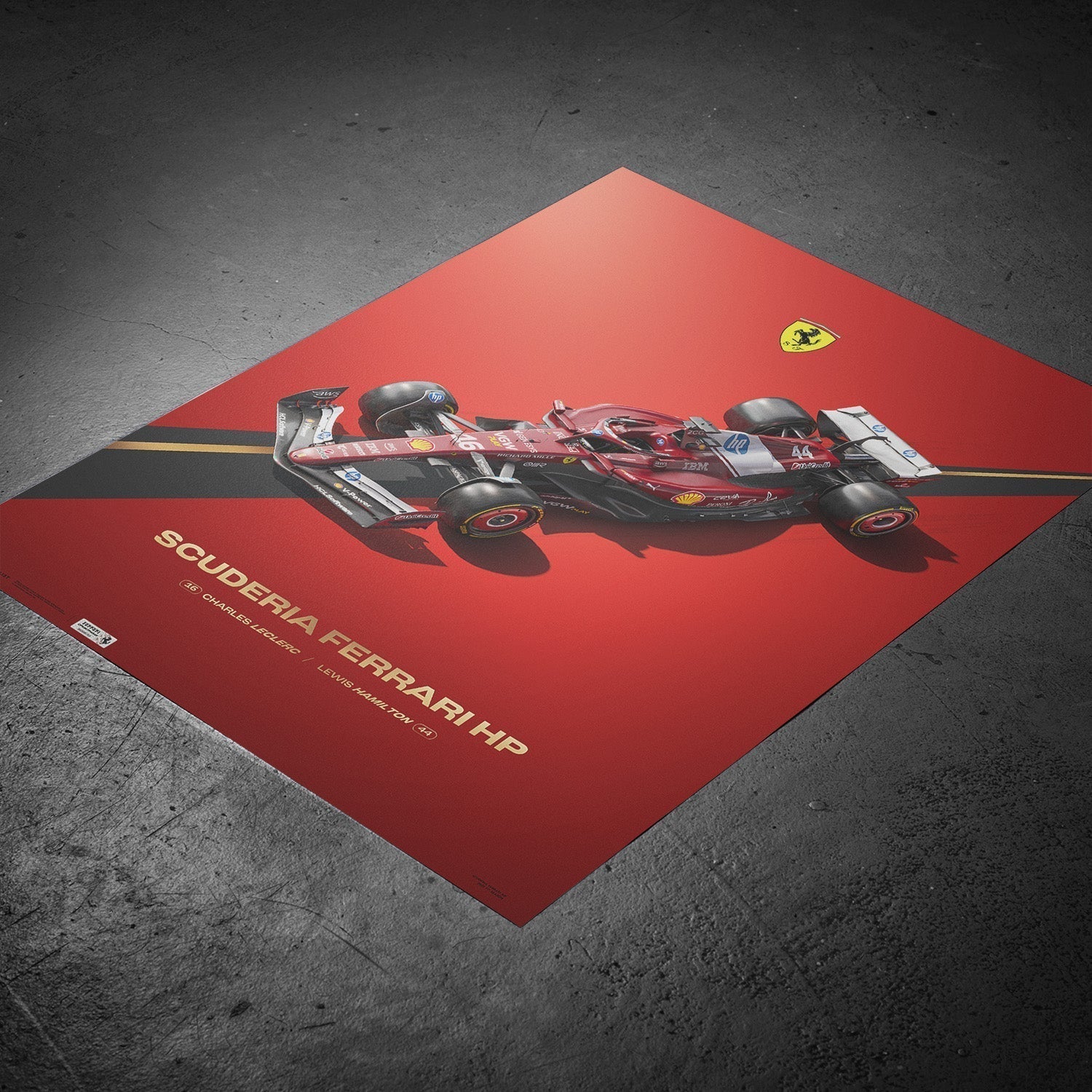 Ferrari SF-25 | Official Poster | Large