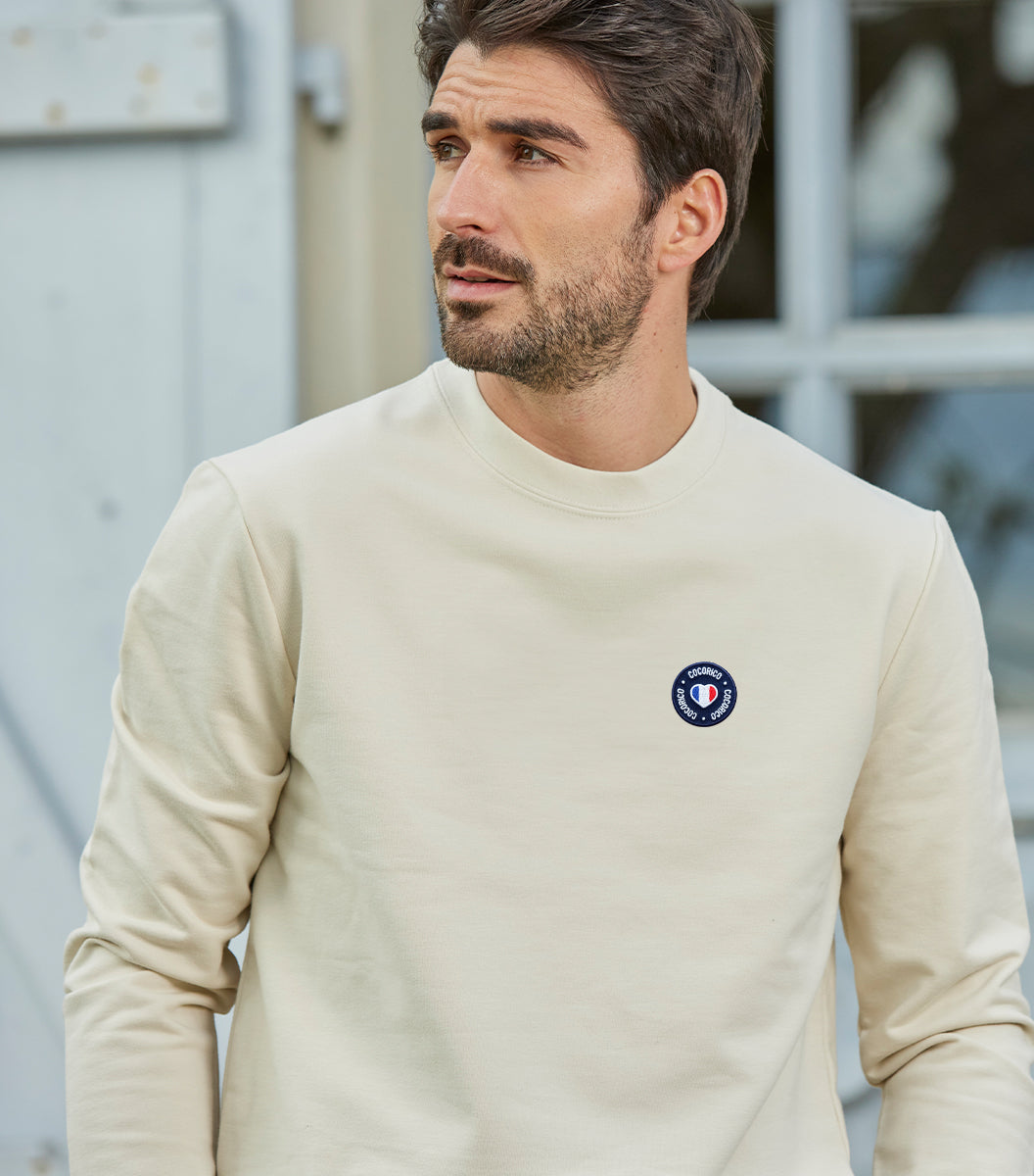 Sweat Homme Sable - Blason