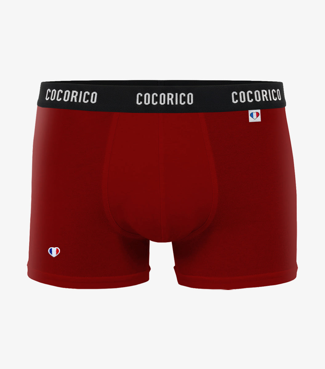 Boxer Homme Signature Rouge - Iconique