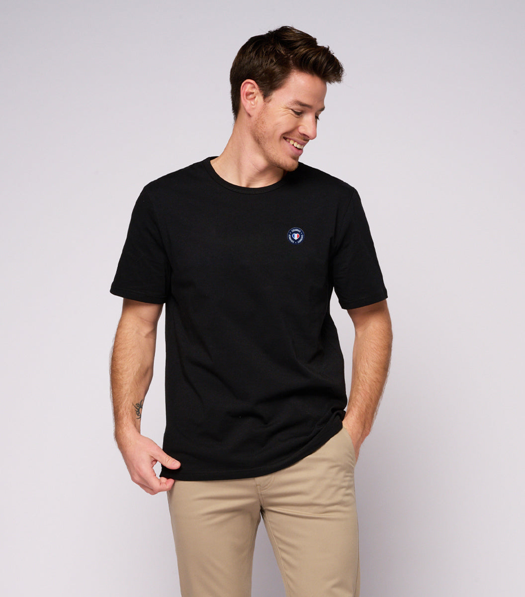 T-shirt Homme Noir - Blason