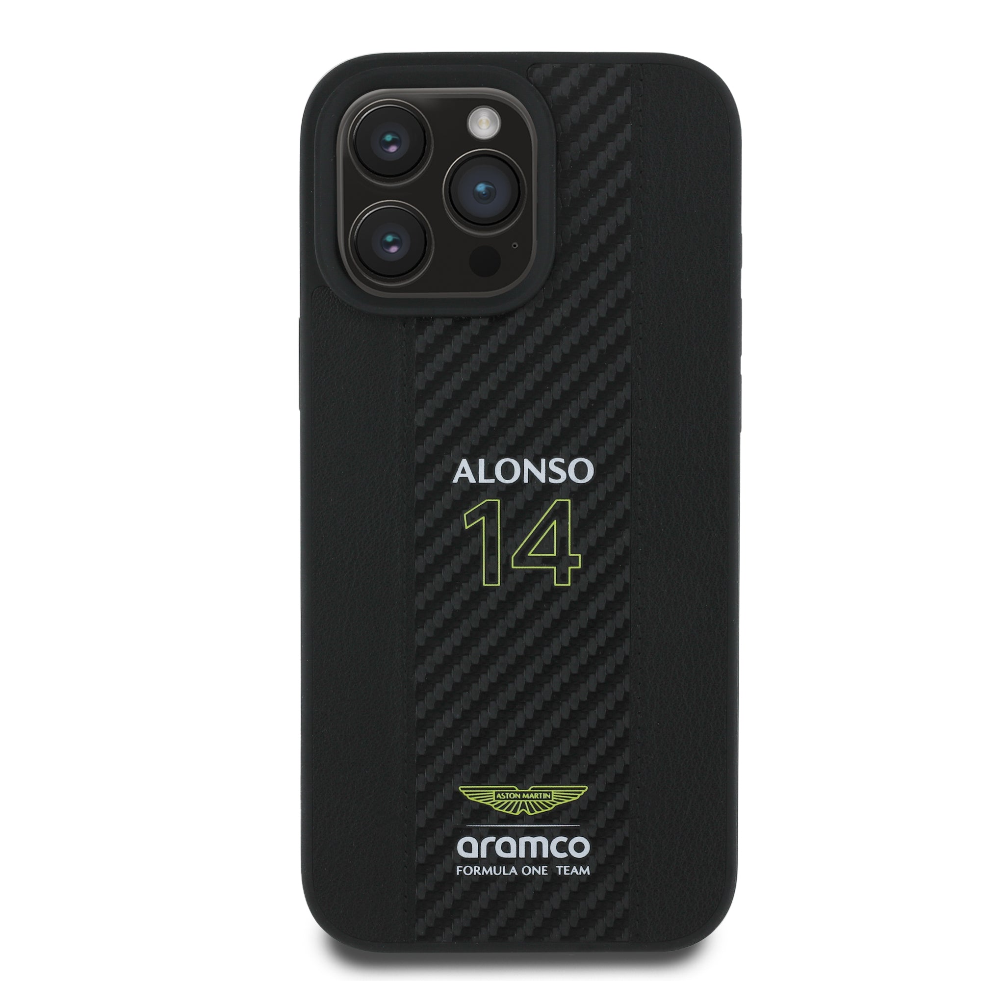 Alonso iPhone Case with Carbon Fiber Stripe
