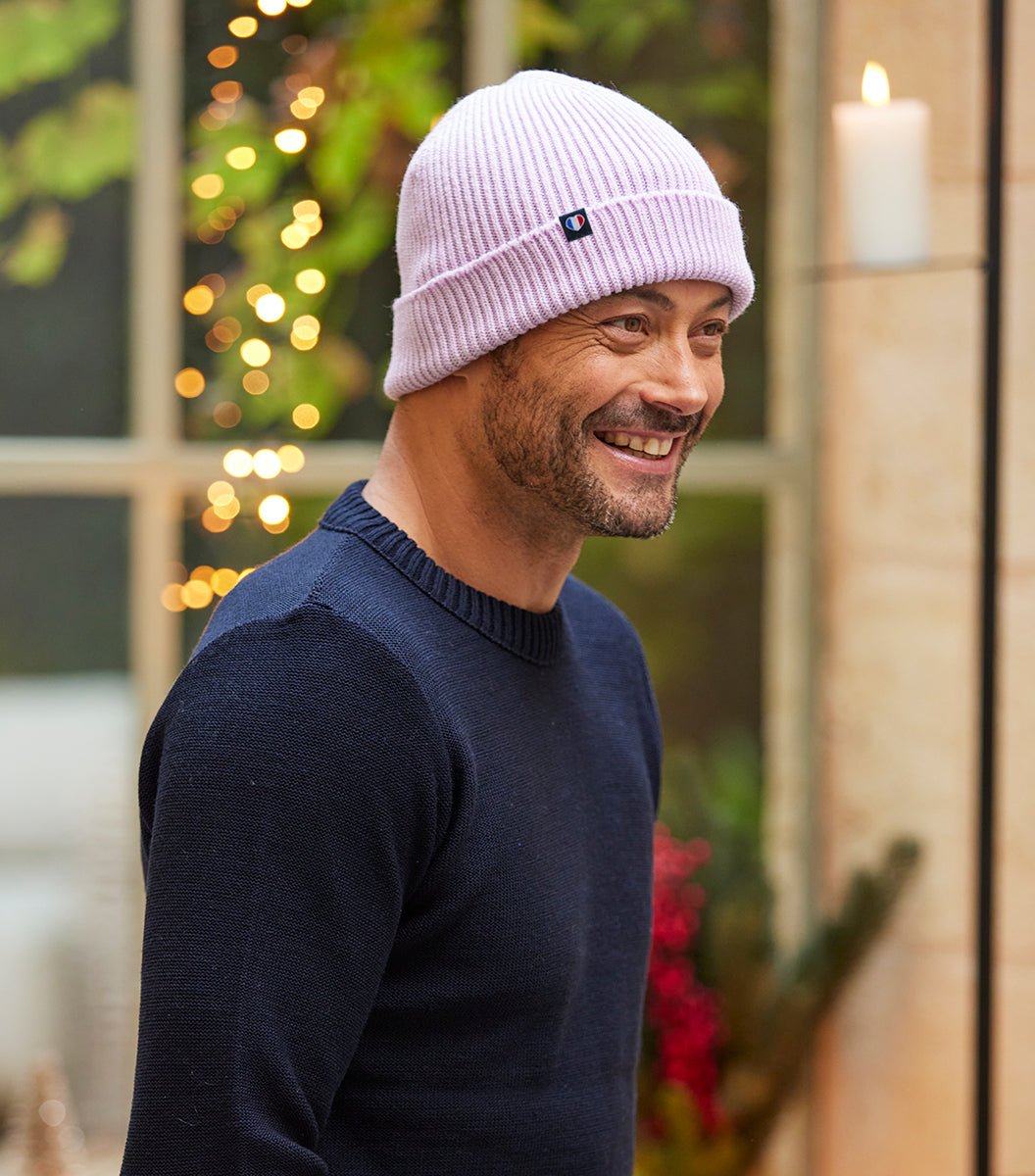 Bonnet Homme Lilas