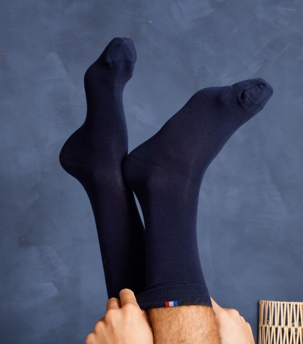 Chaussettes Homme Bleu Marine