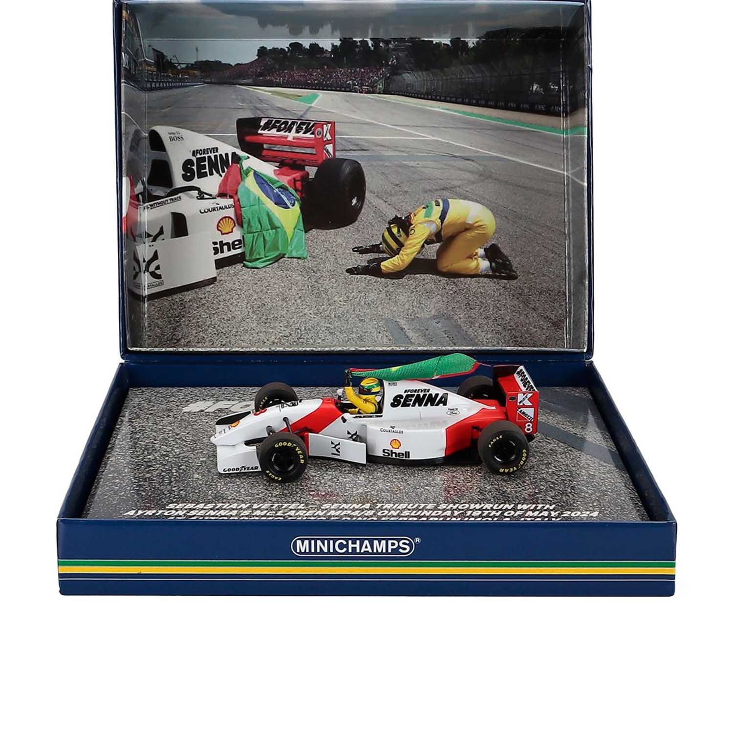 #8 Vettel MP4/8 Imola Senna Tribute 2024 1:43 Car Model