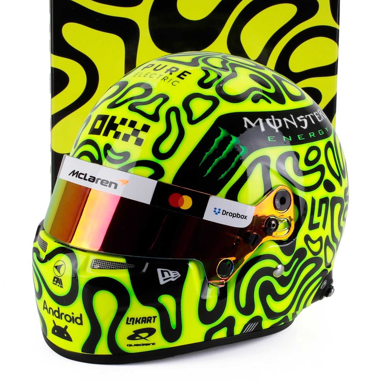 #4 Norris 2025 World Champion 1:2 Mini Helmet by Bell