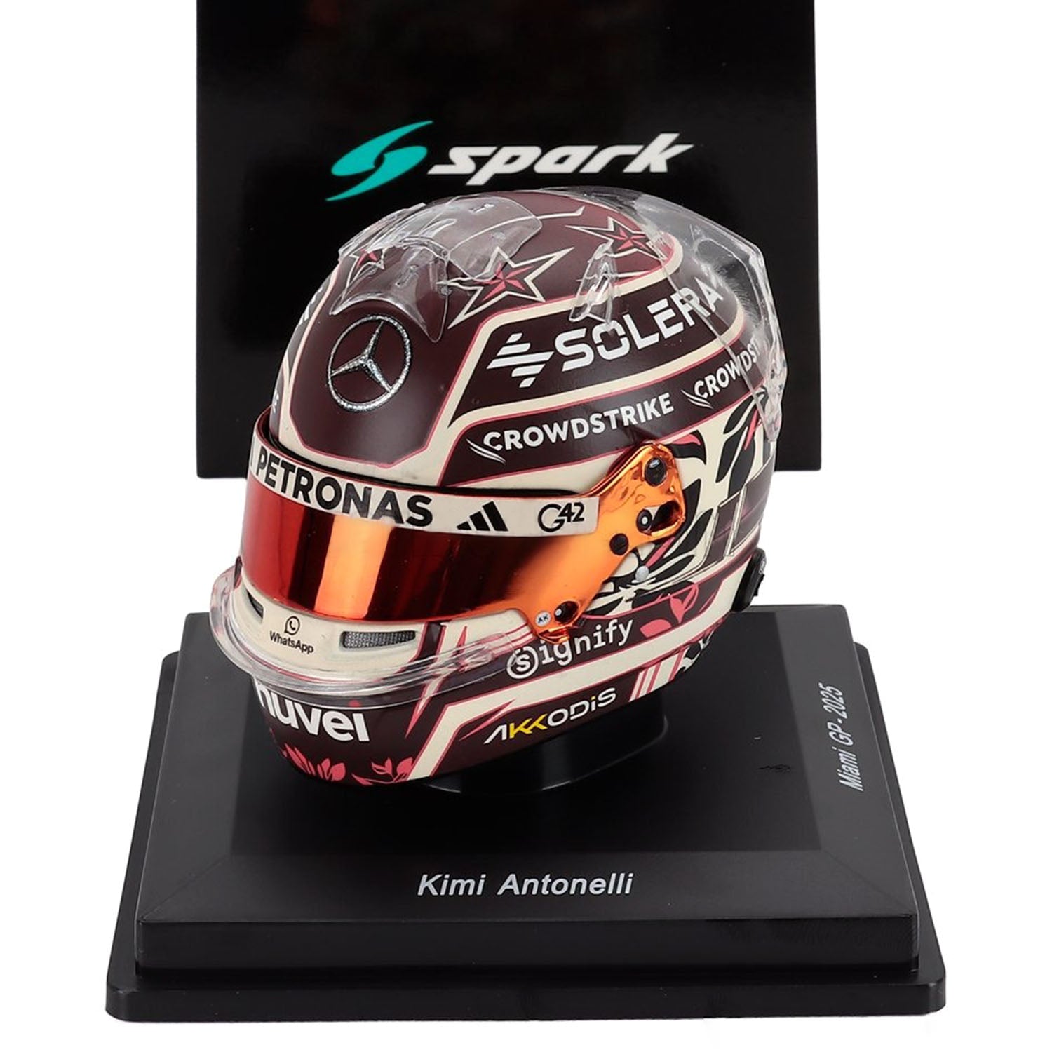 #12 Antonelli Miami GP 2025 1:5 Mini Helmet
