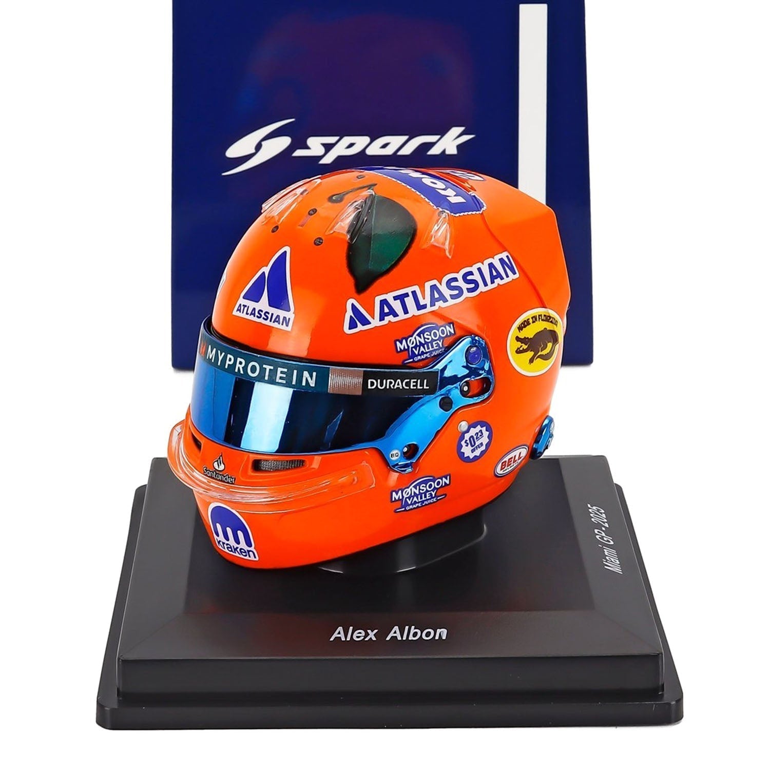 #23 Albon Miami GP 2025 1:5 Mini Helmet