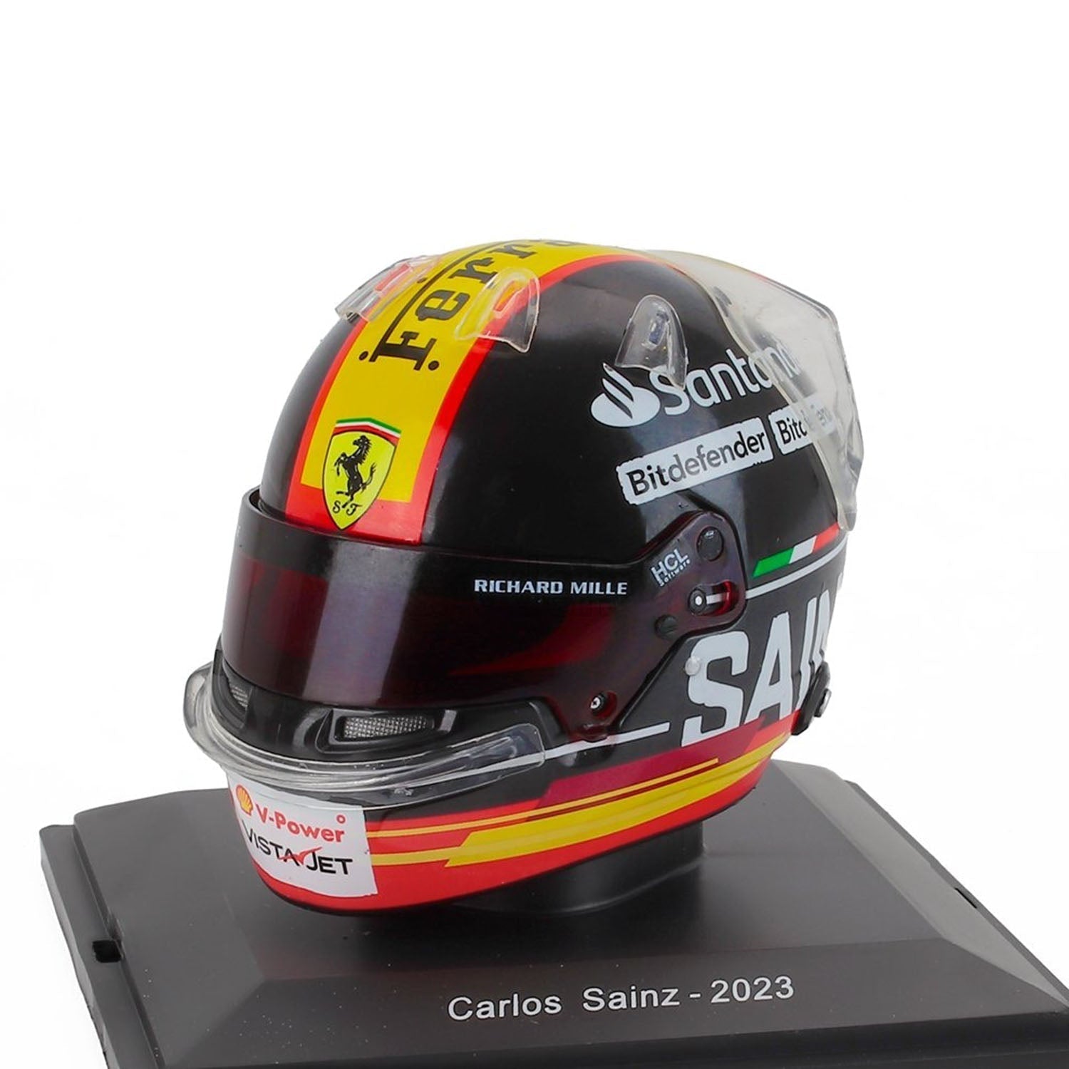 #55 Sainz 2023 Monza GP 1:5 Mini Helmet