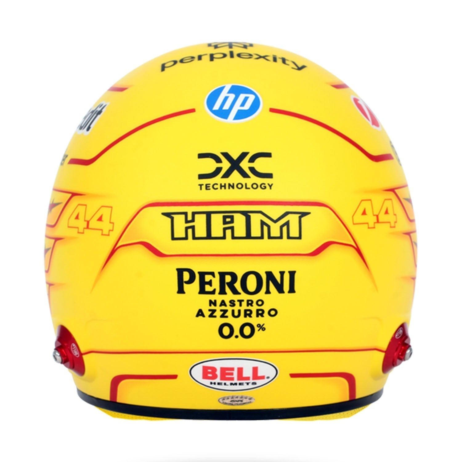 #44 Hamilton 2025 1:2 Mini Helmet by Bell