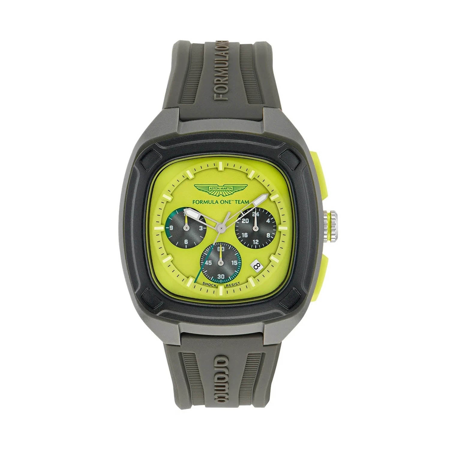 OVR Grey Silicone Strap Watch