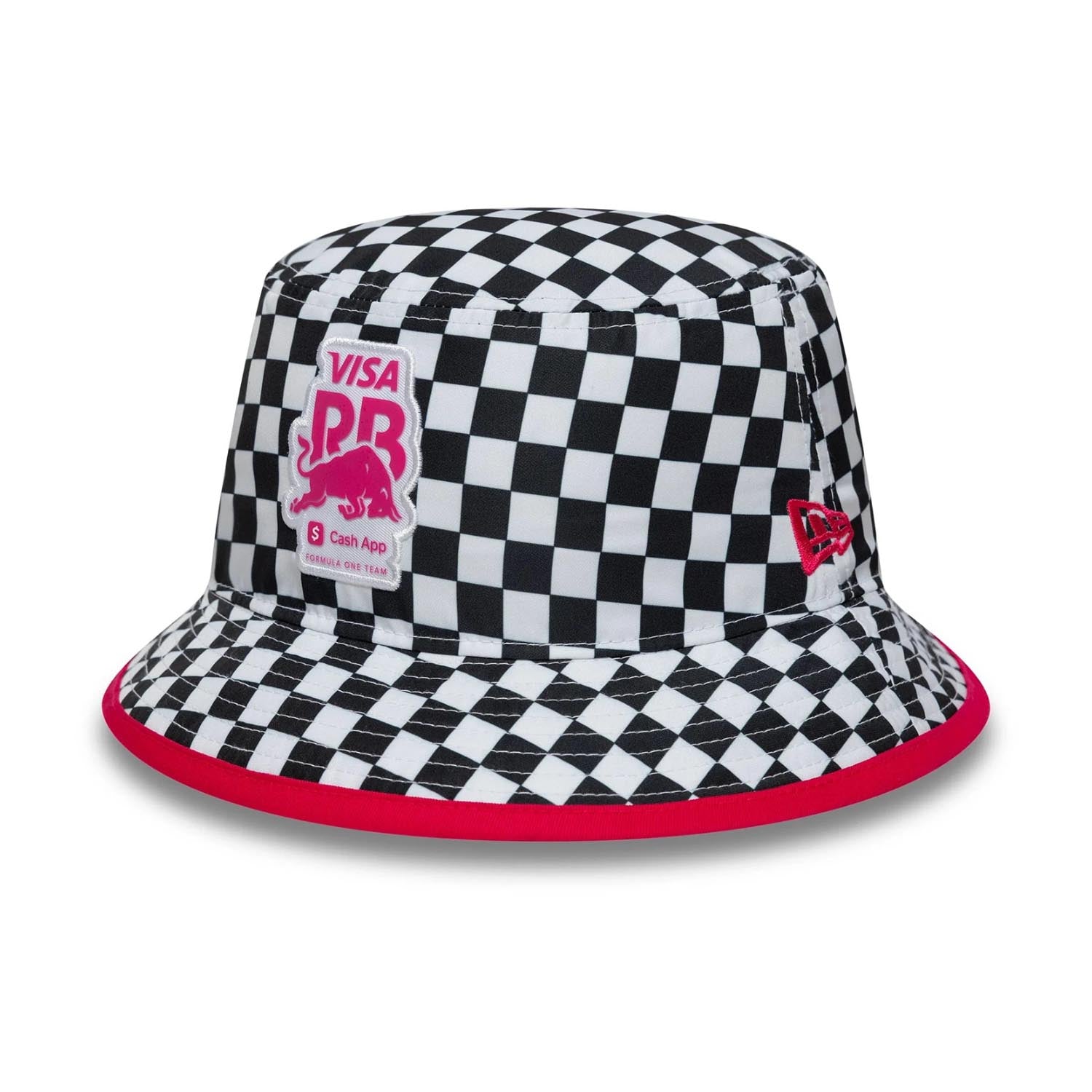 Checkerboard Tapered Bucket Hat