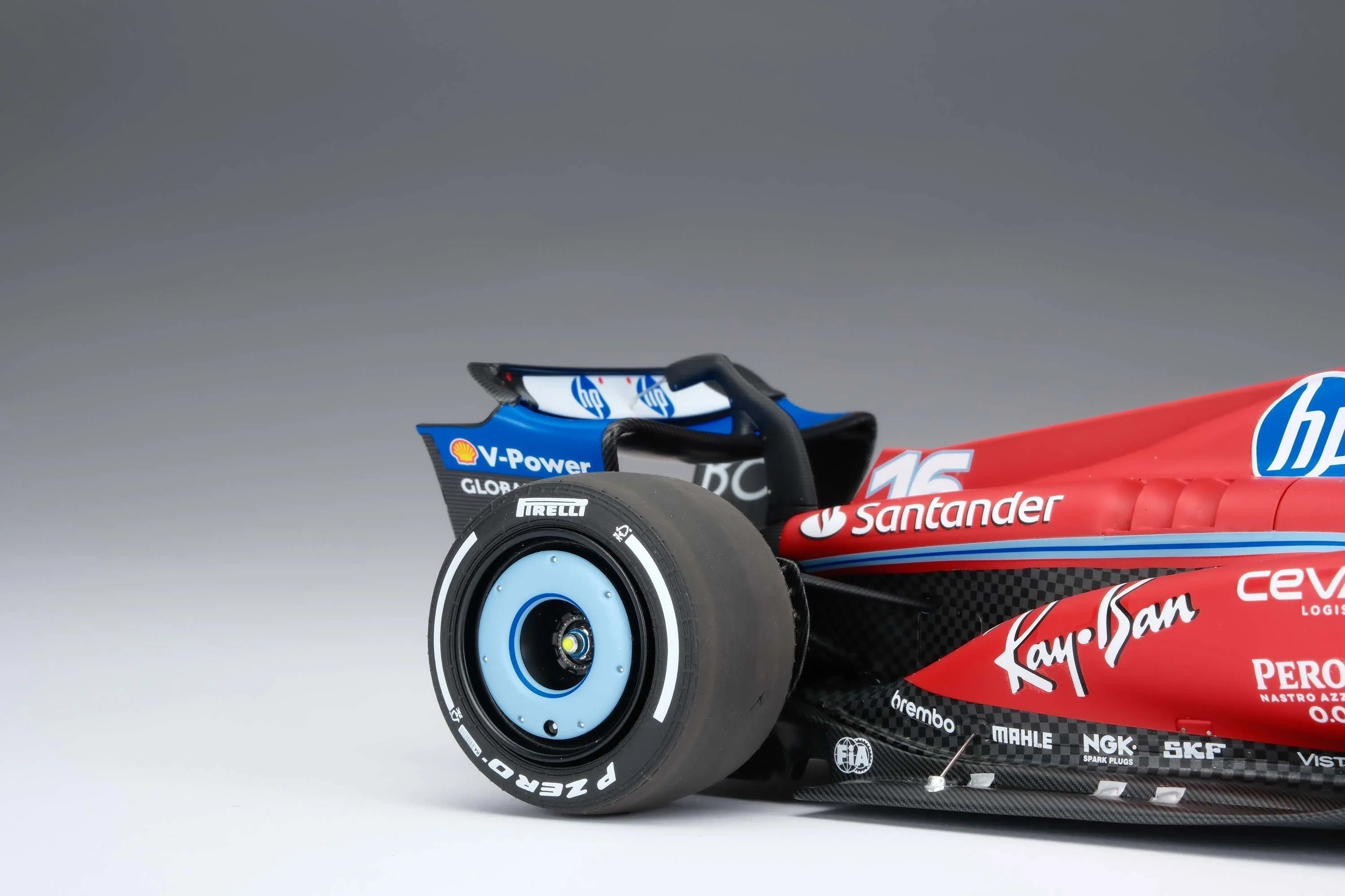 #16 Leclerc SF24 Miami GP 2024 1:18 Car Model by Amalgam