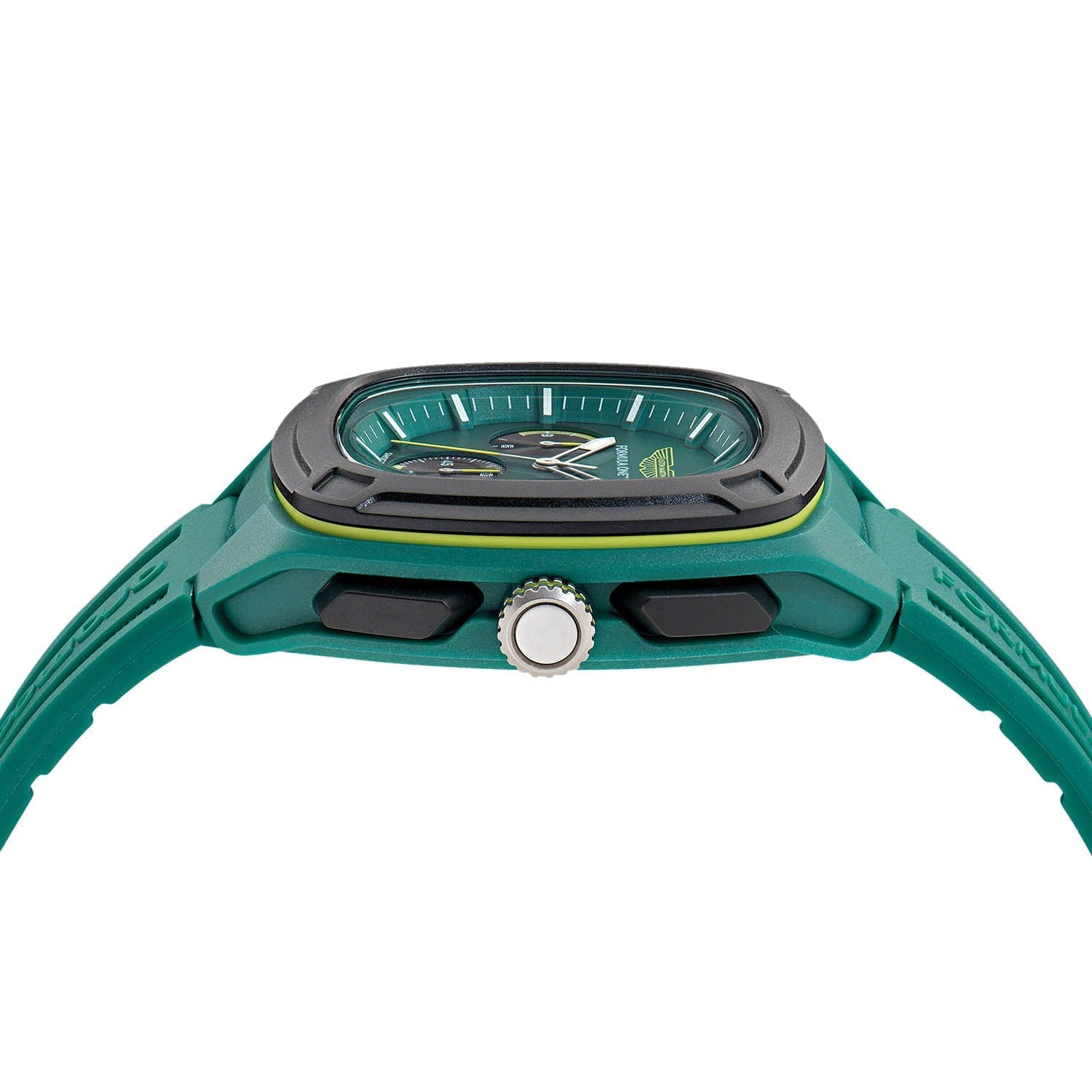 OVR Green Silicone Strap Watch