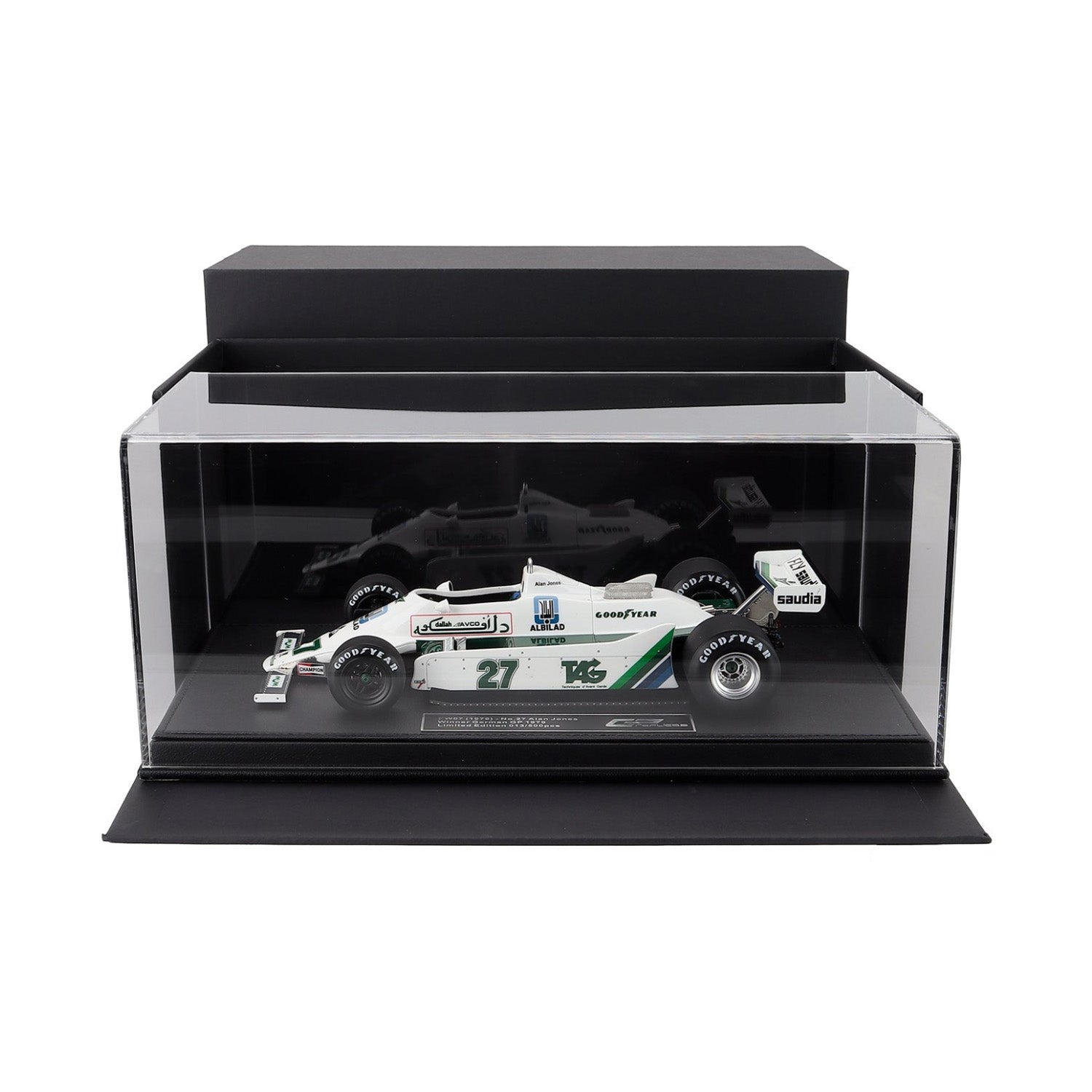 Alan Jones FW07 1979 Fly Saudia World Champion 1:18 Car Model