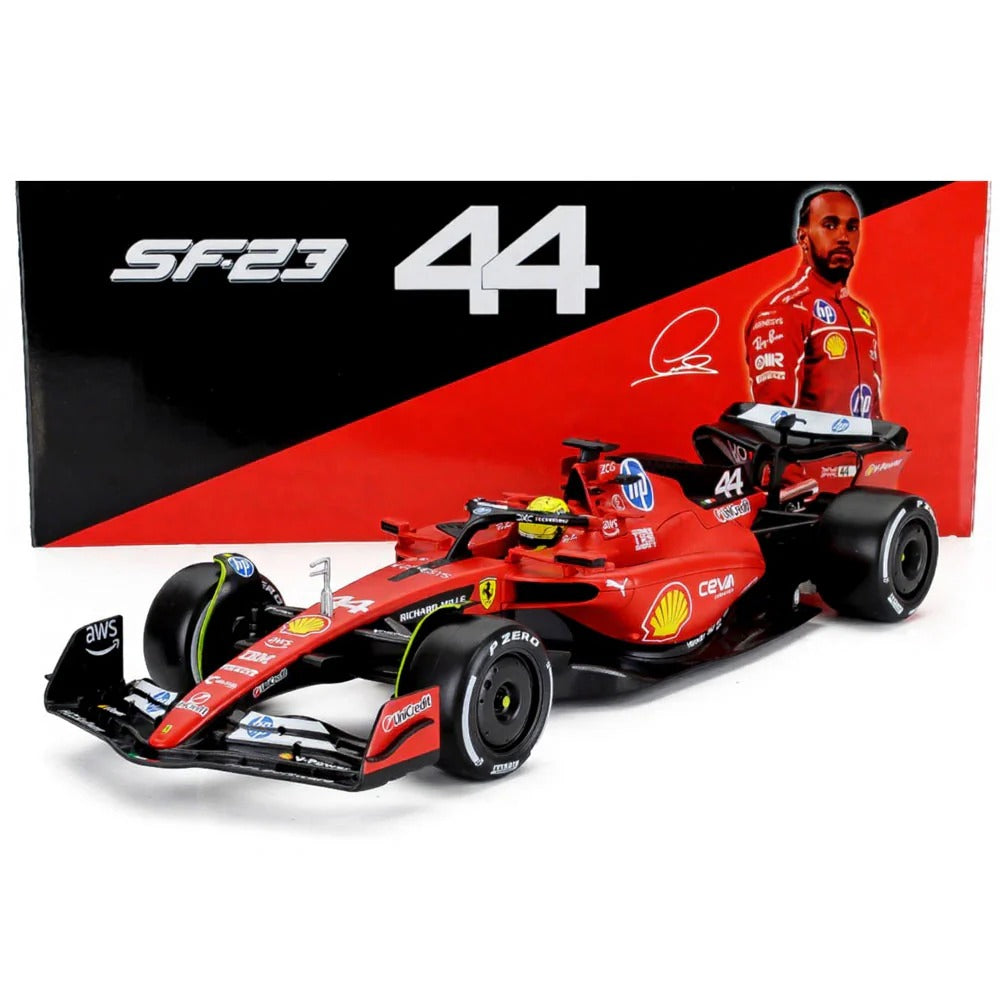 #44 Hamilton SF-23 Fiorano 2025 1:18 Car Model by Bburago