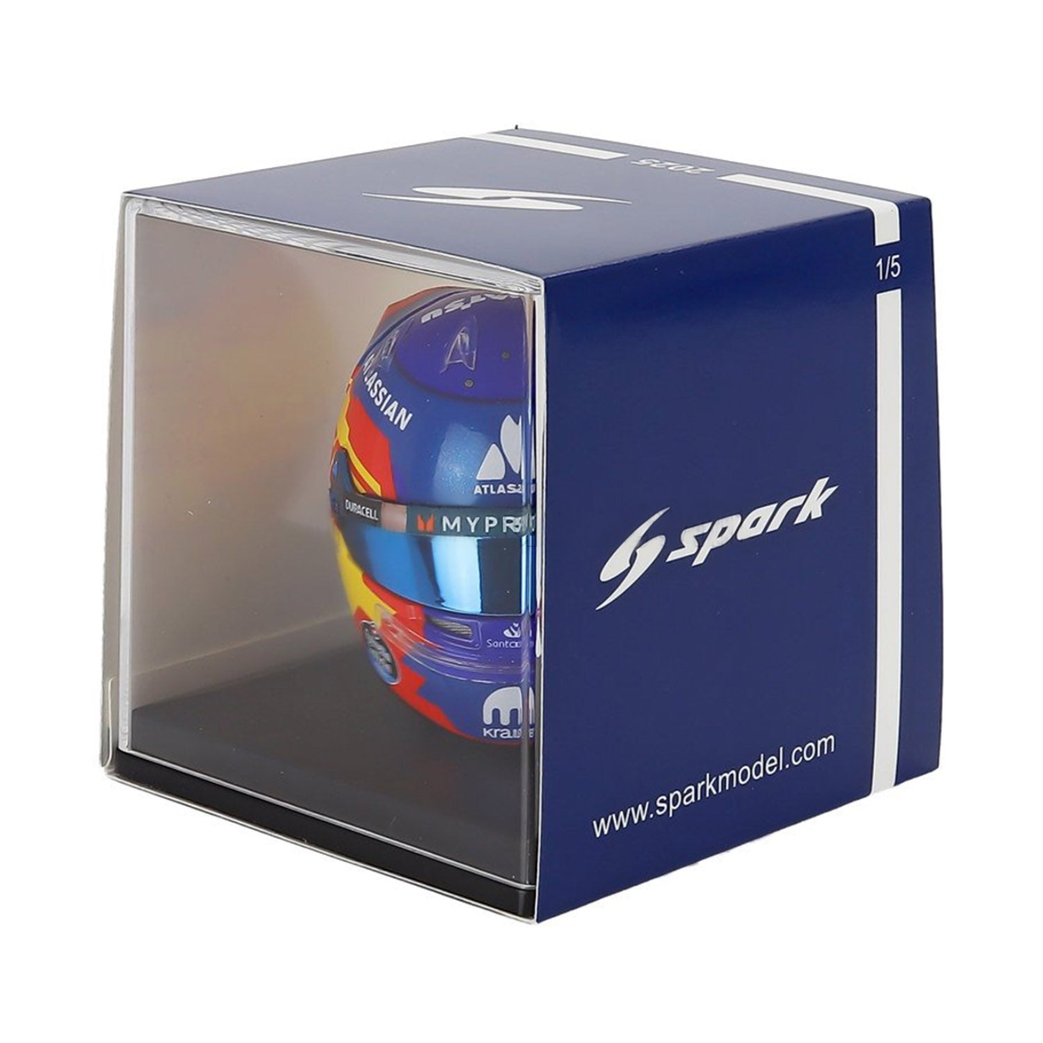 #55 Sainz 2025 Season 1:5 Mini Helmet