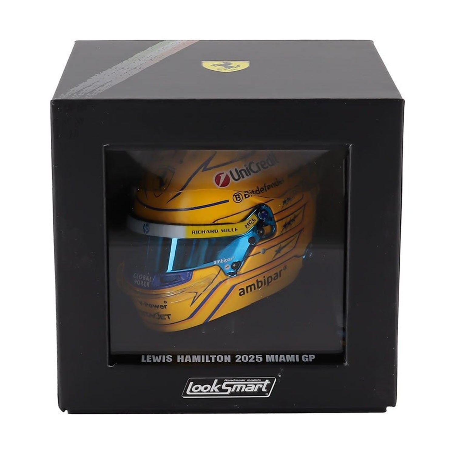 #44 Hamilton Miami GP 2025 1:5 Mini Helmet