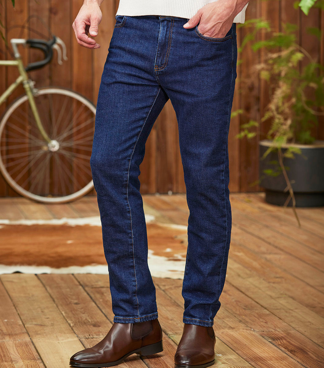 Jean Homme Regular Bleu Foncé