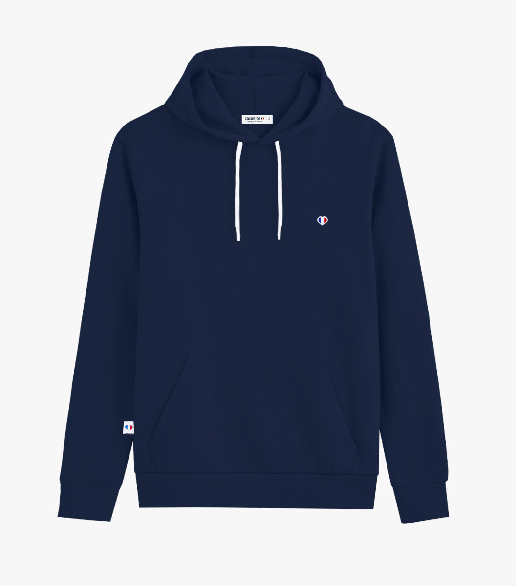 Sweat à capuche Femme Marine - Iconique