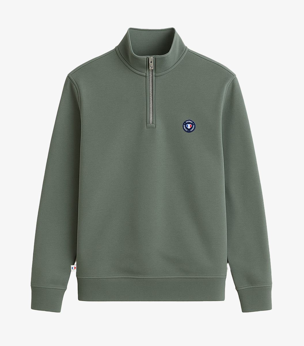 Sweat Camionneur Femme Sauge - Blason