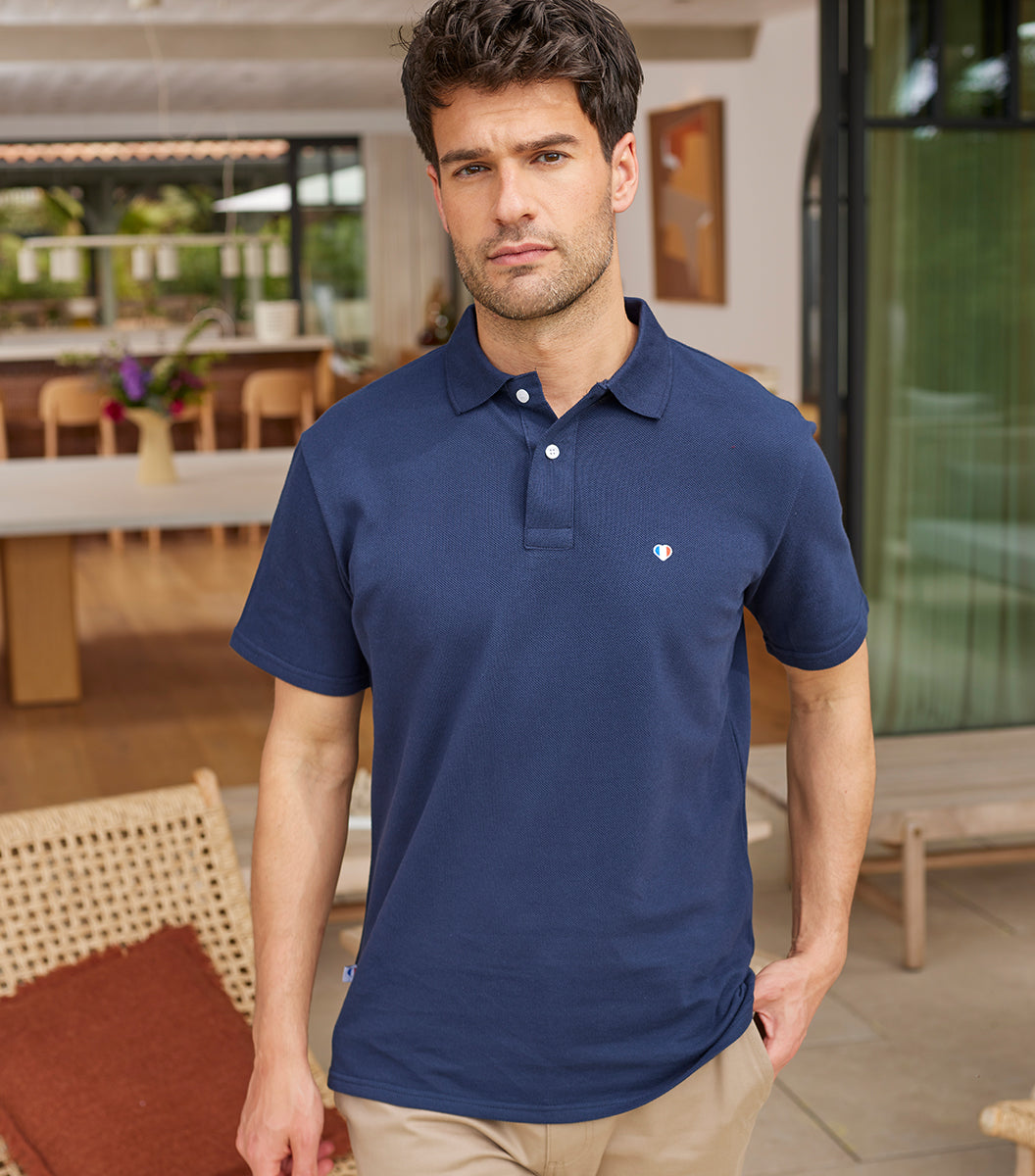 Polo Homme Marine - Iconique