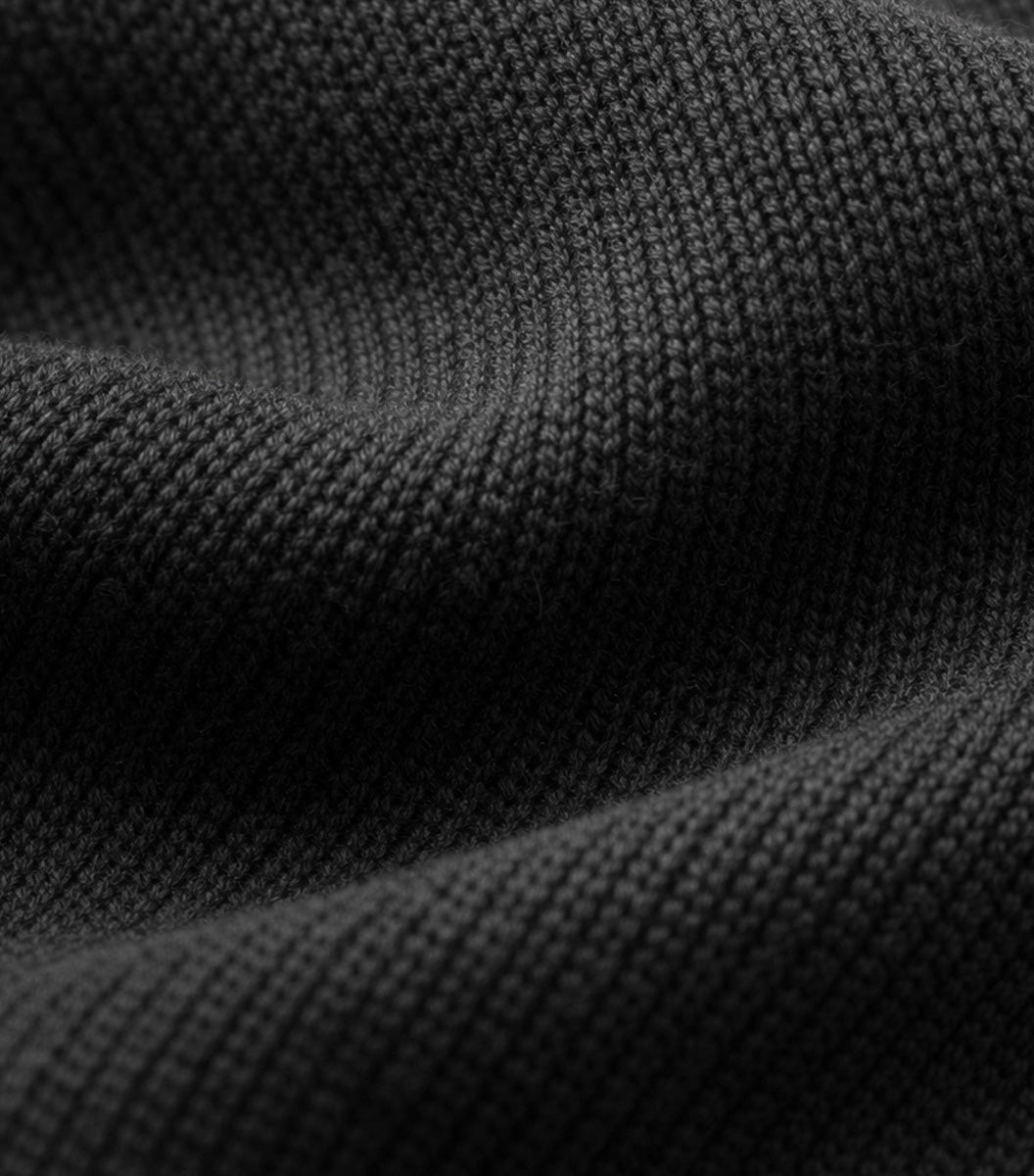 Polo Maille Homme Noir