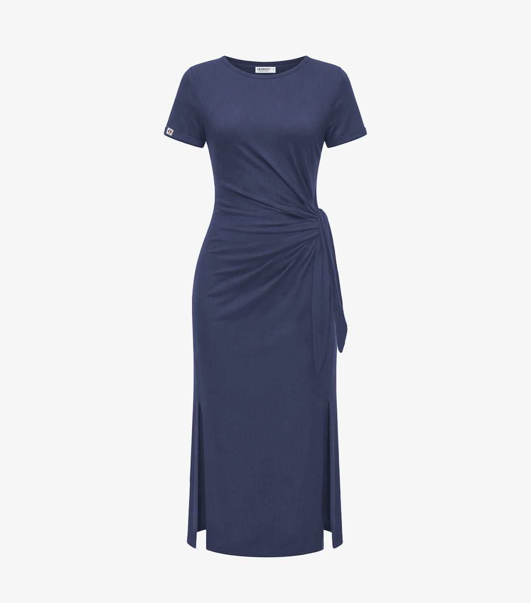 Robe Longue Femme Bleu Jean - Selen