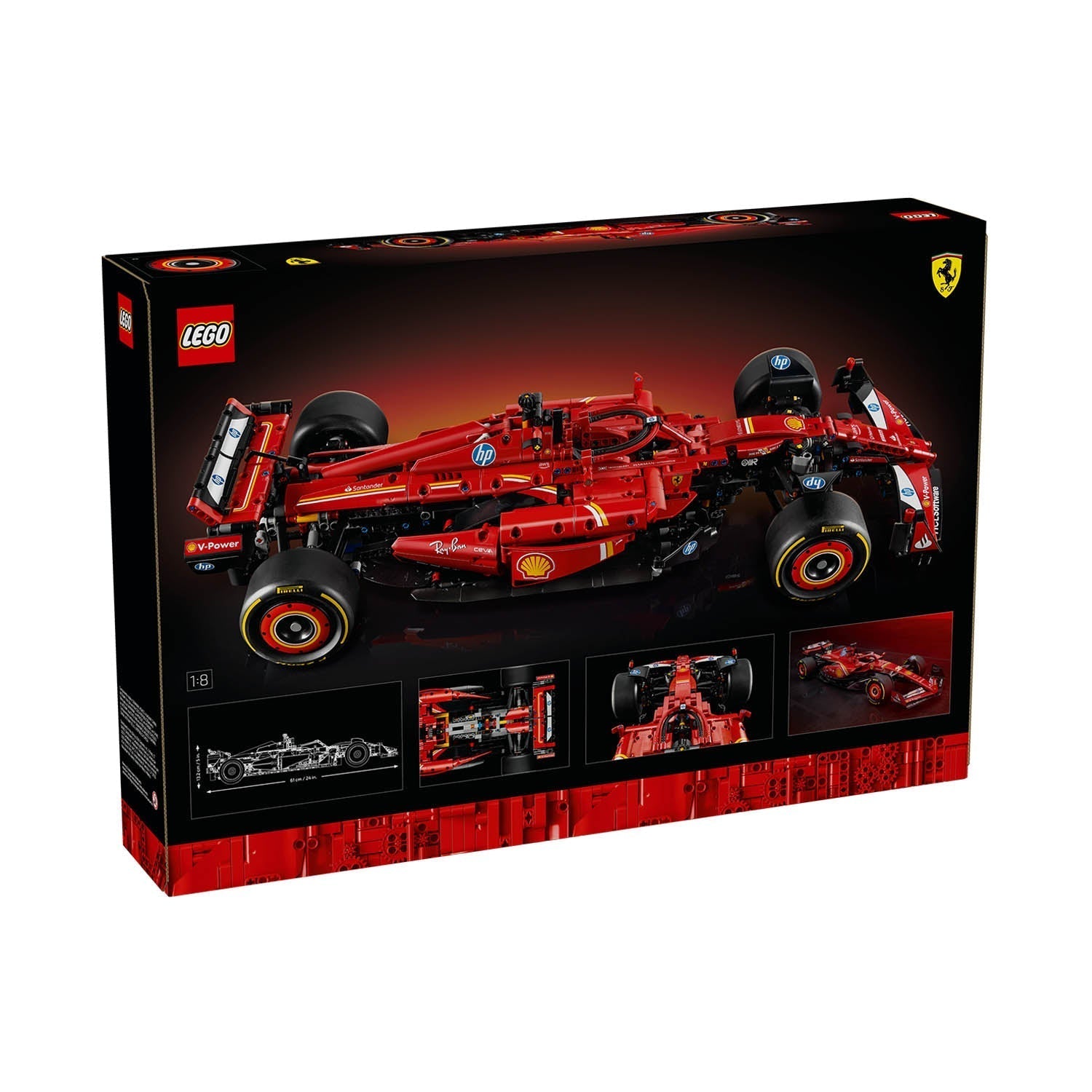 Ferrari F1 SF24 1:18 Technic Lego Car Model