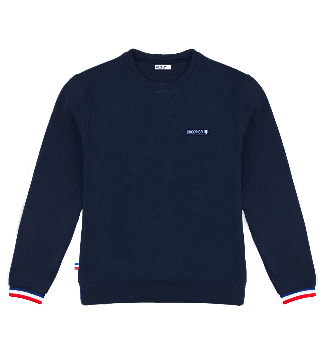 Sweat Femme Supporter Marine - Essentiel
