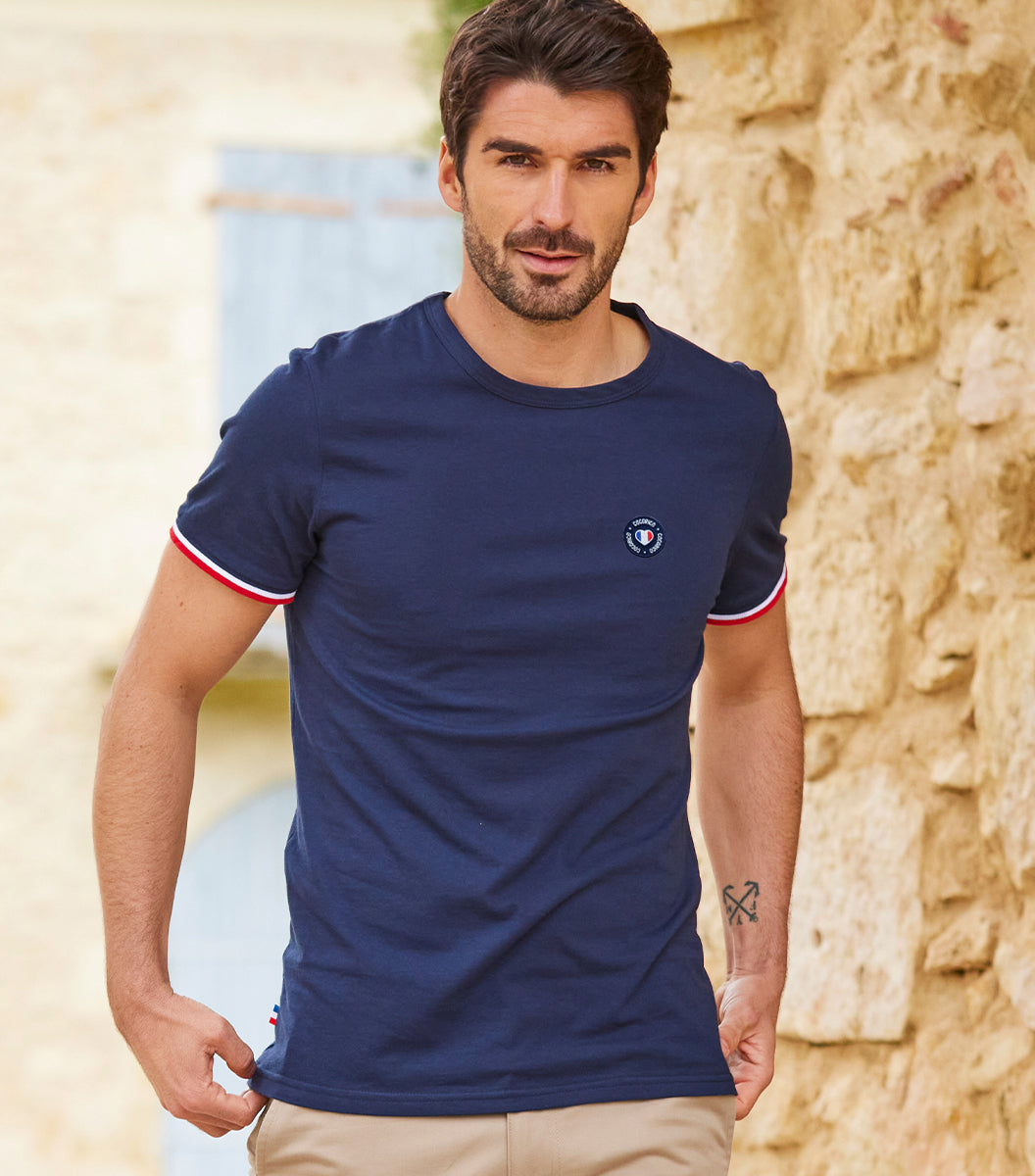T-shirt Homme Supporter Marine - Blason