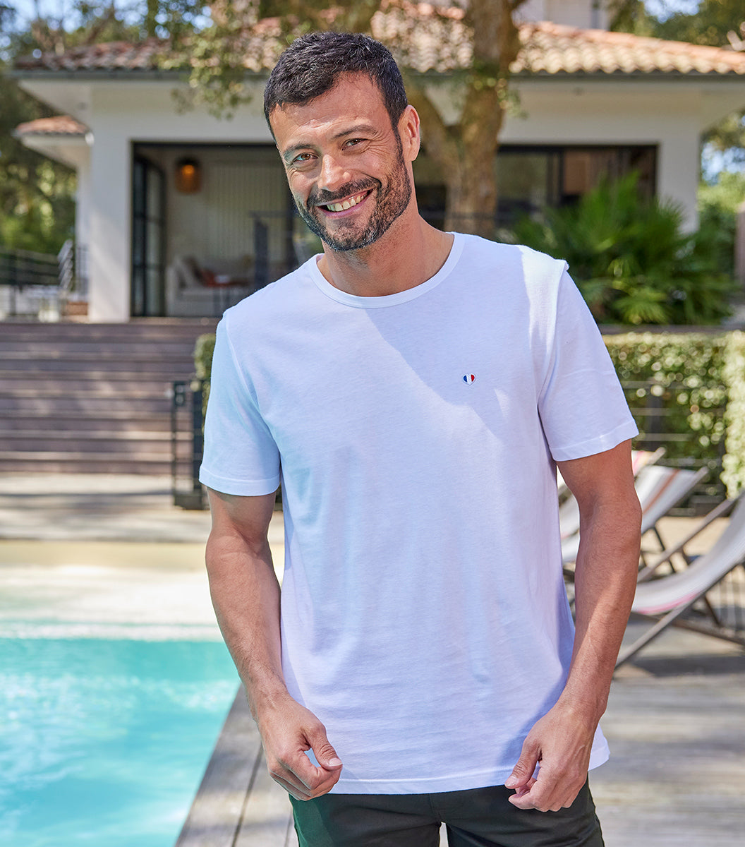 T-shirt Homme Blanc - Iconique